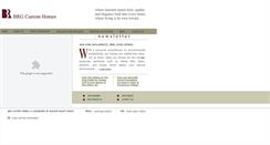 Desktop Screenshot of brgcustomhomes.com